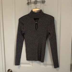 # 20 INC International Concepts Charcoal Turtleneck Sweater